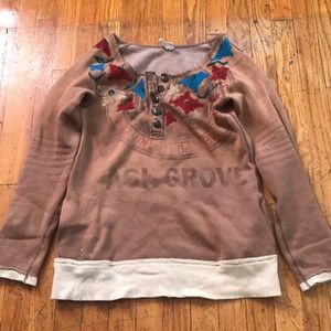 Free people size small fitted sweatshirt